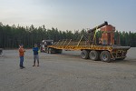 Construction of the campsite