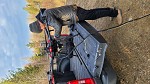 Magnometer, preparing by truck bed