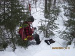 Spotting holes in snow
